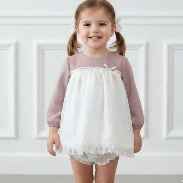 Noa Pink & Ivory Dress Set