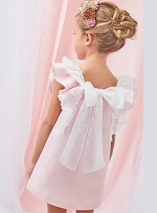 Dadati Large Bow Back Dress - Arabella's Baby Boutique