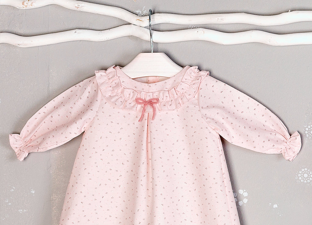 Mebi Pink Floral Dress