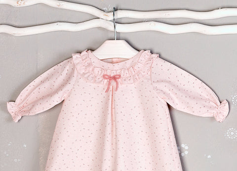Mebi Pink Floral Dress - Arabella's Baby Boutique