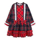 Newness Kids Red Tartan Girl's Dress - Arabella's Baby Boutique