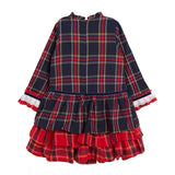 Newness Kids Red Tartan Girl's Dress - Arabella's Baby Boutique