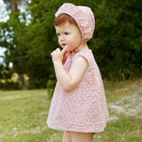 Dusky Pink Girl's Dress - Arabella's Baby Boutique