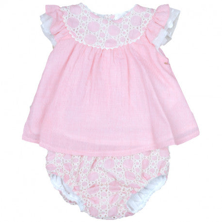 'Clara' Blush Pink Jam Pant Set - Arabella's Baby Boutique