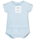Calamaro - Baby Blue Boys Short Set - Arabella's Baby Boutique