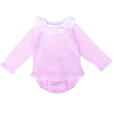 Granlei Baby Girls Pink Knitted Two Piece Set - Arabella's Baby Boutique