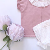 Short Sleeve Summer Knit Set - Arabella's Baby Boutique