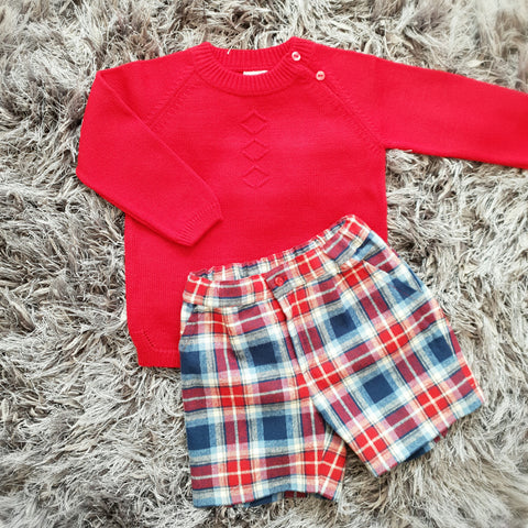 Granlei Knitted Winter Short Set - Arabella's Baby Boutique