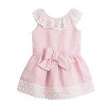 'Angelica' Baby Pink Girl's Dress - Arabella's Baby Boutique