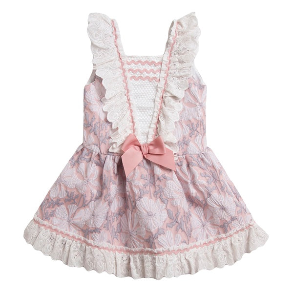 Newness Kids Pink Floral Dress - Arabella's Baby Boutique