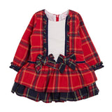 Newness Kids Red Tartan Baby Dress - Arabella's Baby Boutique